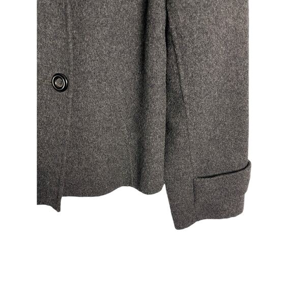 Cambridge Dry Goods 100% Wool Dark Grey Button-up Size Large Jacket/Sweater - Picture 5 of 10